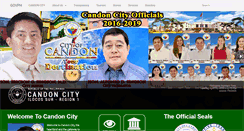 Desktop Screenshot of candoncity.gov.ph