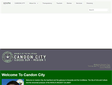 Tablet Screenshot of candoncity.gov.ph